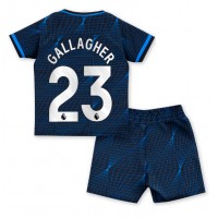 Chelsea Conor Gallagher #23 Gostujuci Dres za djecu 2023-24 Kratak Rukav (+ Kratke hlače)